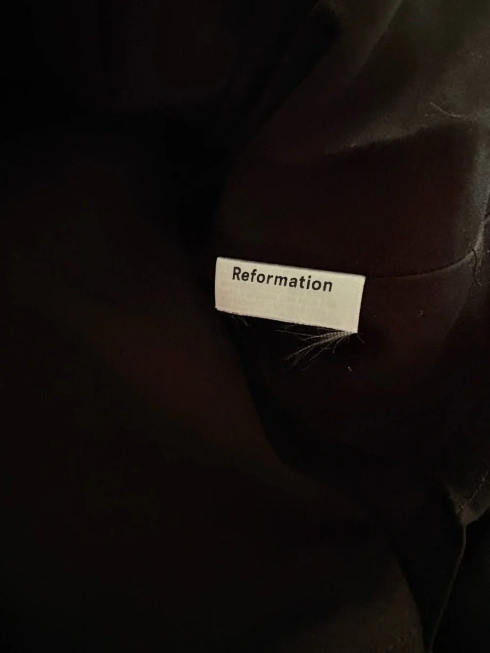 NEW Reformation Birdie Linen Sleeveless Midi Dress Black US 0 UK 4 - Picture 14 of 14